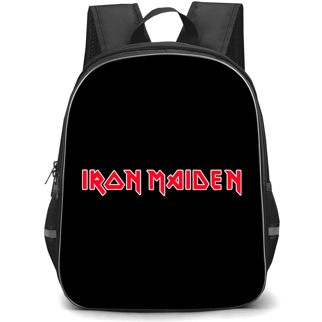 Iron Maiden Backpack School Bag StudentPack - Iron Maiden Official Logo Sticker