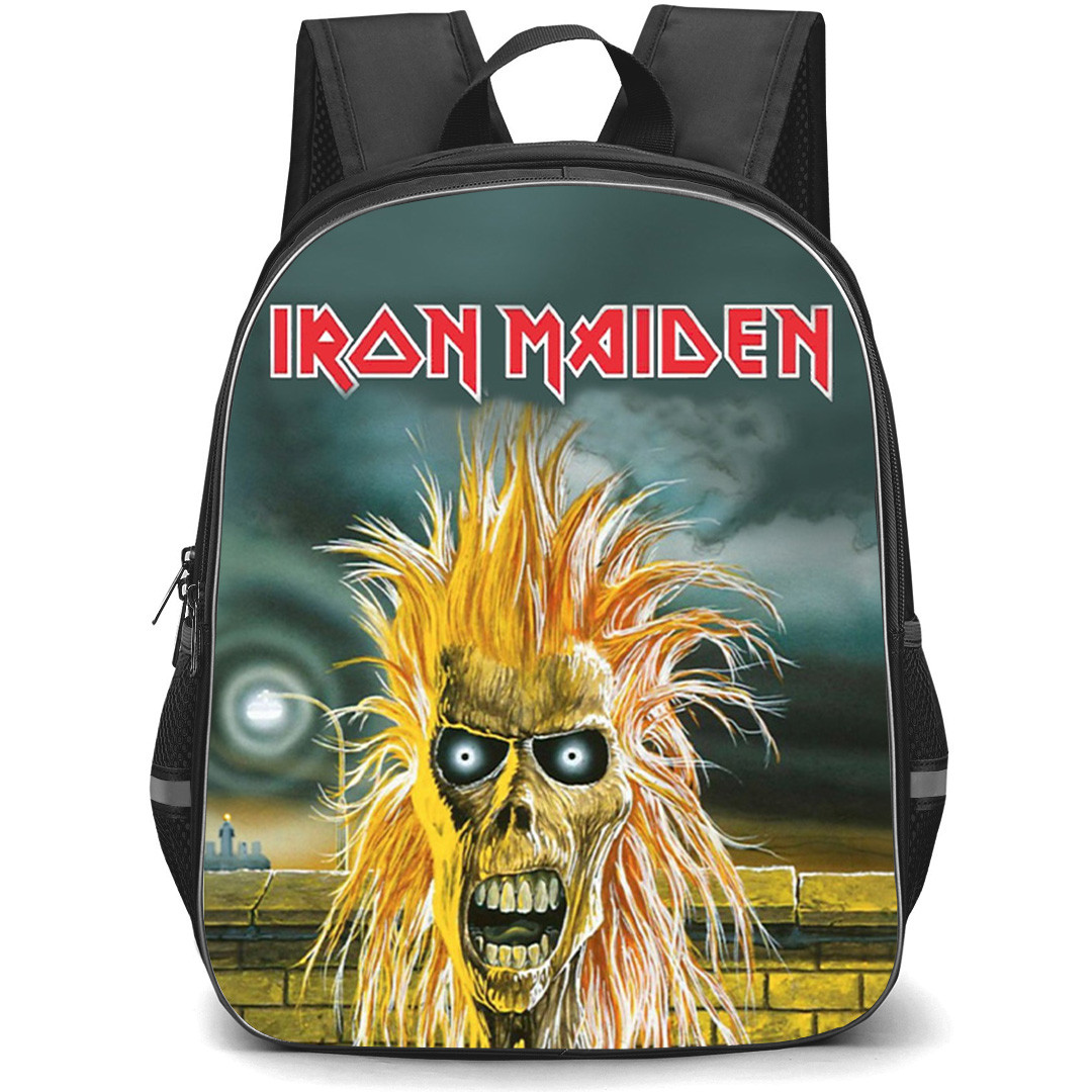Iron Maiden Backpack School Bag StudentPack - Iron Maiden Screaming Zombie Poster