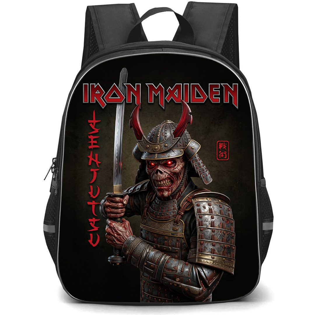 Iron Maiden Backpack School Bag StudentPack - Iron Maiden Zenjutsu Poster
