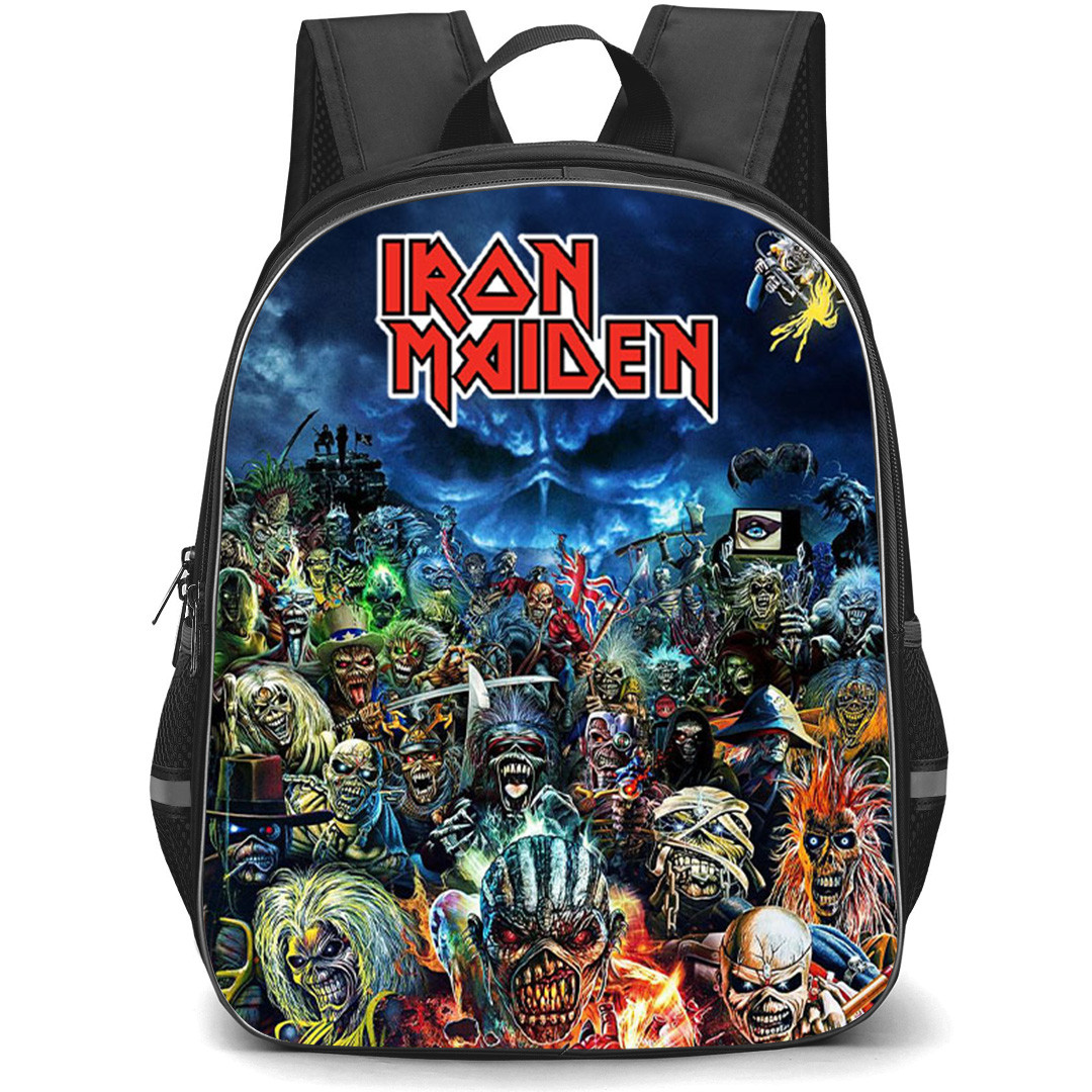 Iron Maiden Backpack School Bag StudentPack - Iron Maiden Zombie Troopers Poster