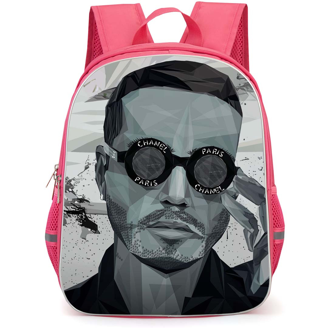 J Balvin Backpack StudentPack - J Balvin Low Poly Artwork by DesignGeo