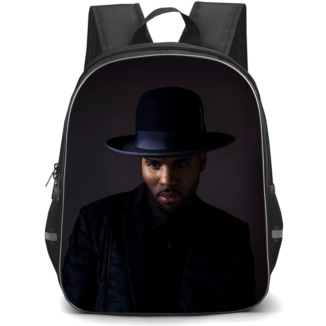 Jason Derulo Backpack StudentPack - Jason Derulo Portrait On Dark Background