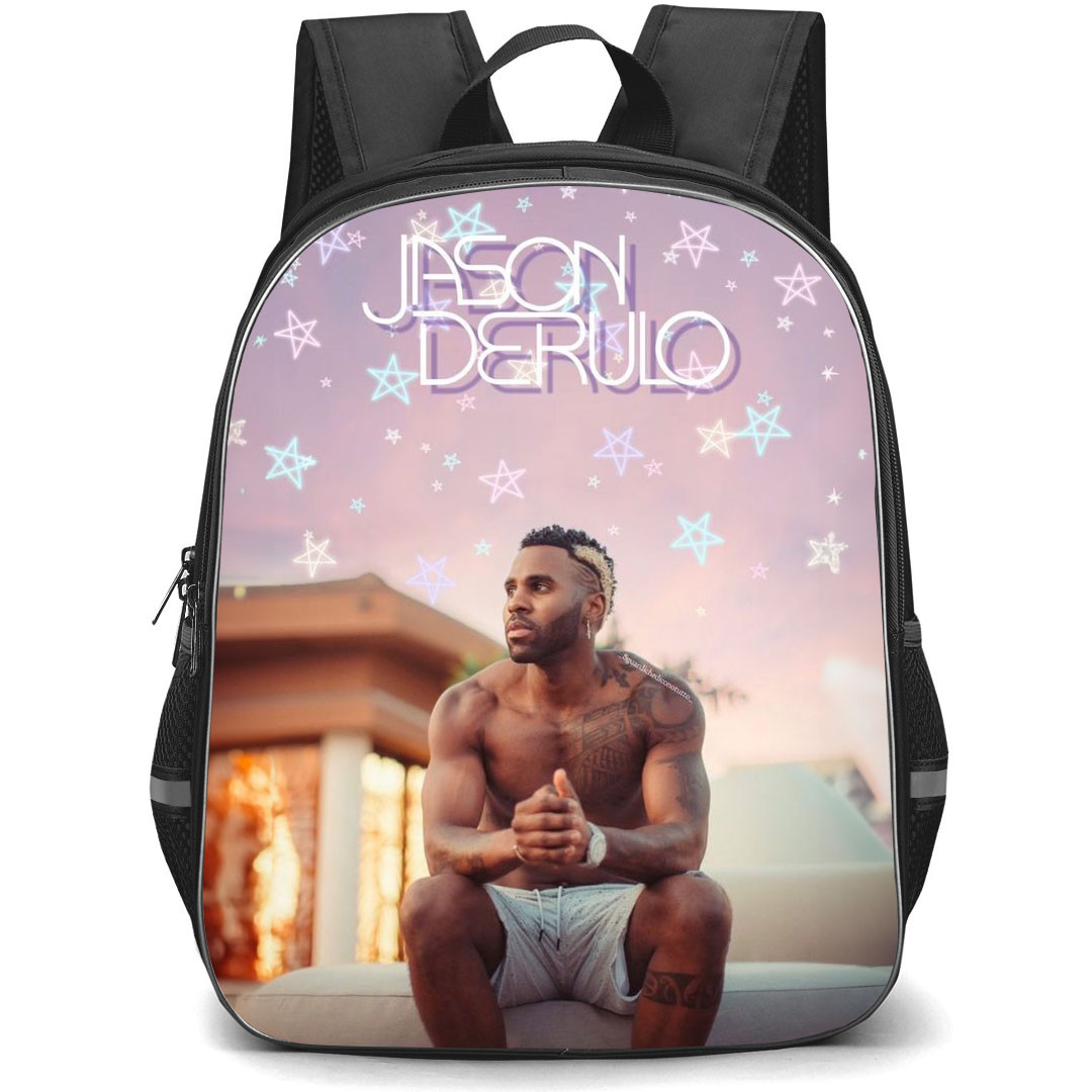 Jason Derulo Backpack StudentPack - Jason Derulo Sitting Shirtless Picture