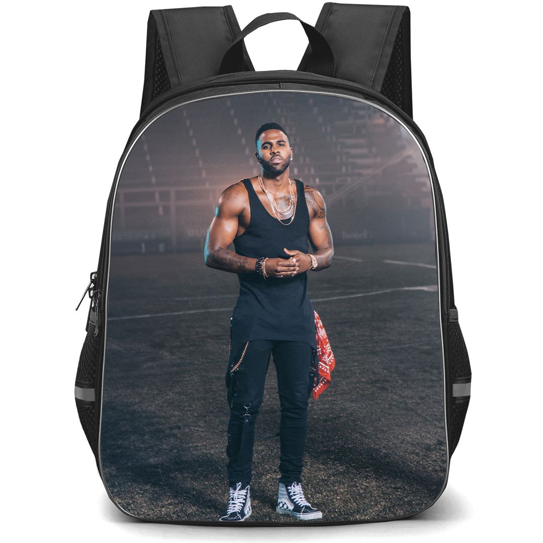 Jason Derulo Backpack StudentPack - Jason Derulo Standing In A Stadium Poster