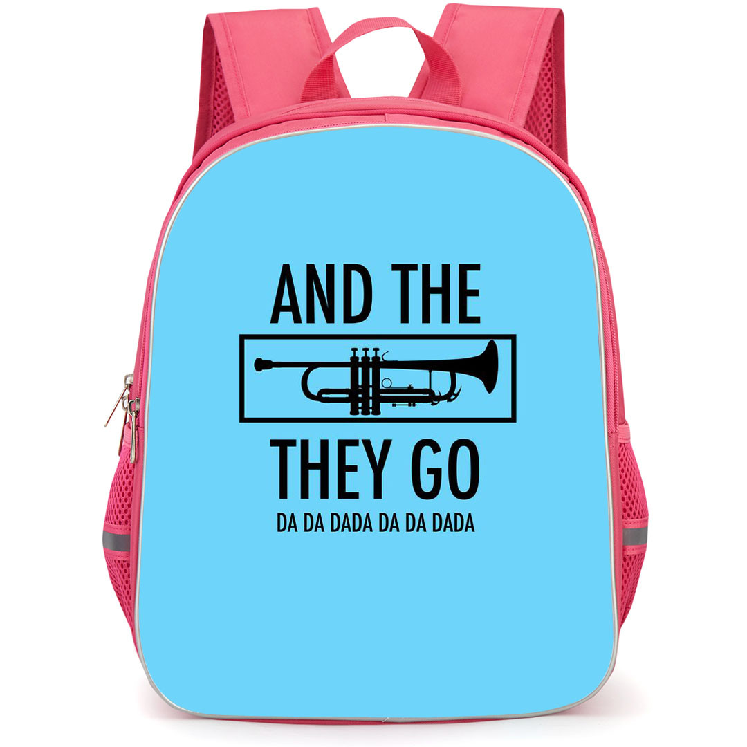 Jason Derulo Backpack StudentPack - Jason Derulo And The Trumpets They Go SkyBlue Background