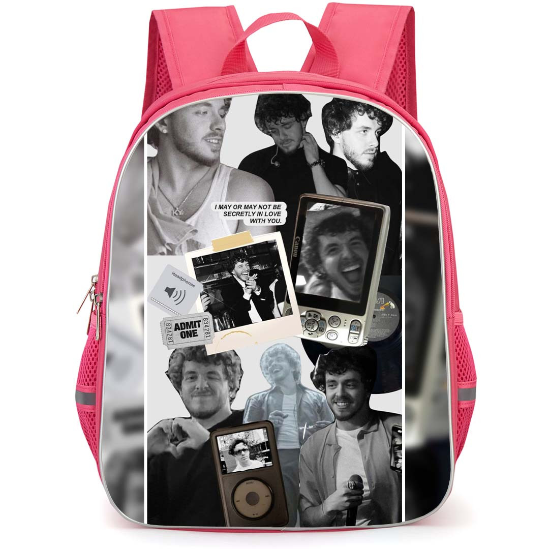 Jack Harlow Backpack StudentPack - Jack Harlow Grayscale Collage Poster