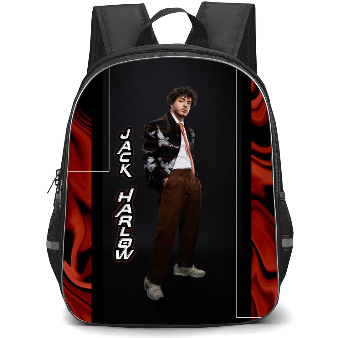 Jack Harlow Backpack StudentPack - Jack Harlow Standing On Graphic Art Background