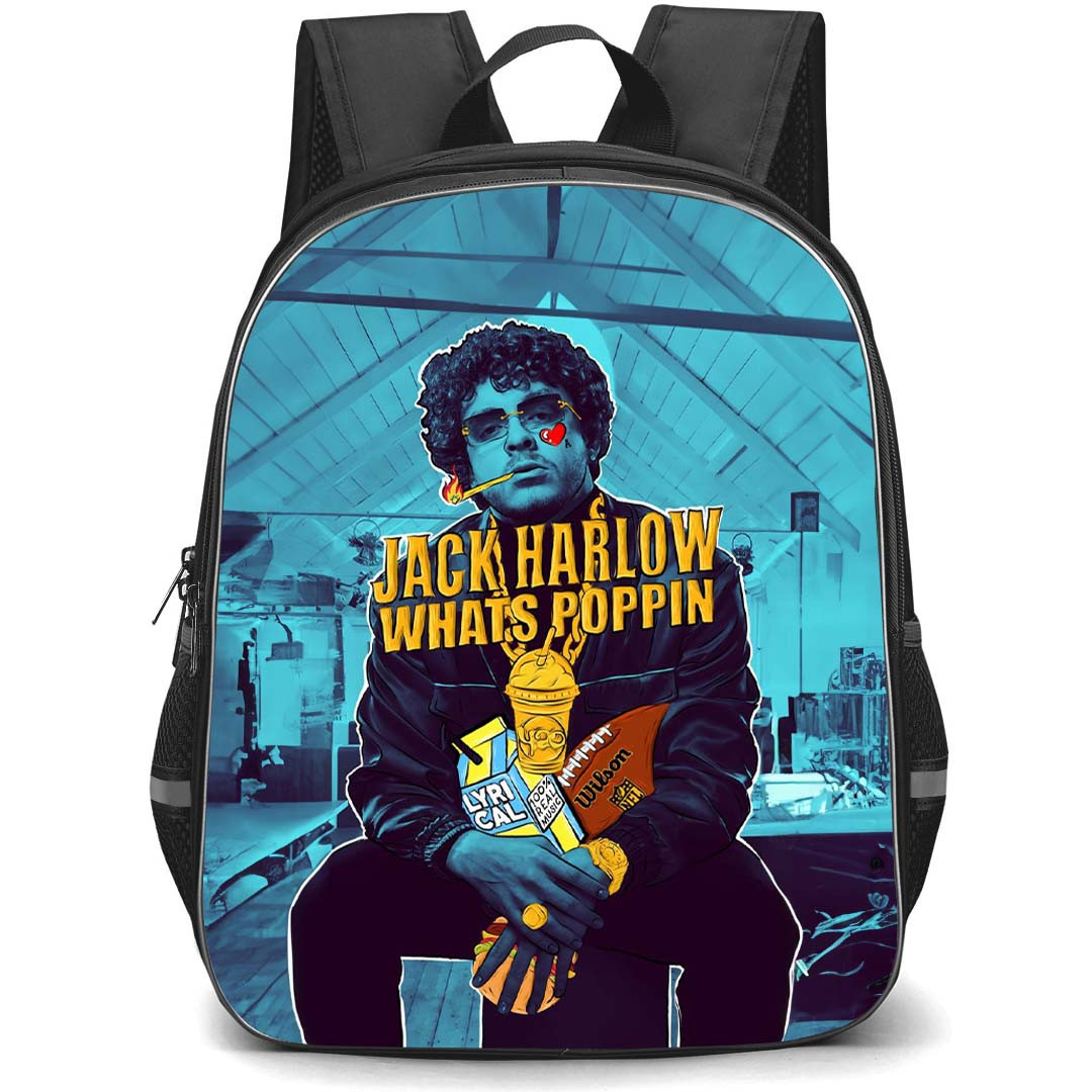Jack Harlow Backpack StudentPack - Jack Harlow Whats Poppin Art Poster