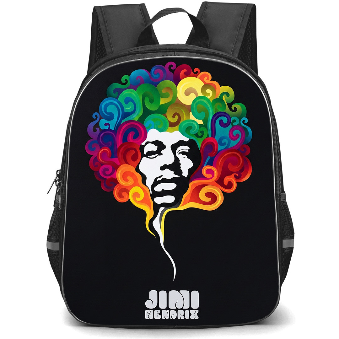 Jim Hendrix Backpack School Bag StudentPack - Jim Hendrix Avatar Black Background