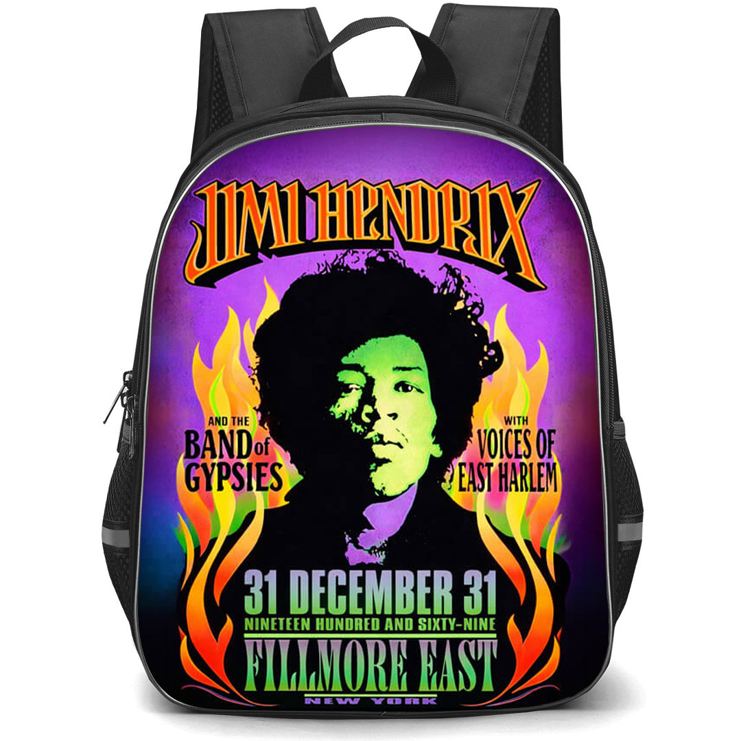 Jim Hendrix Backpack School Bag StudentPack - Jim Hendrix Fillmore East Poster
