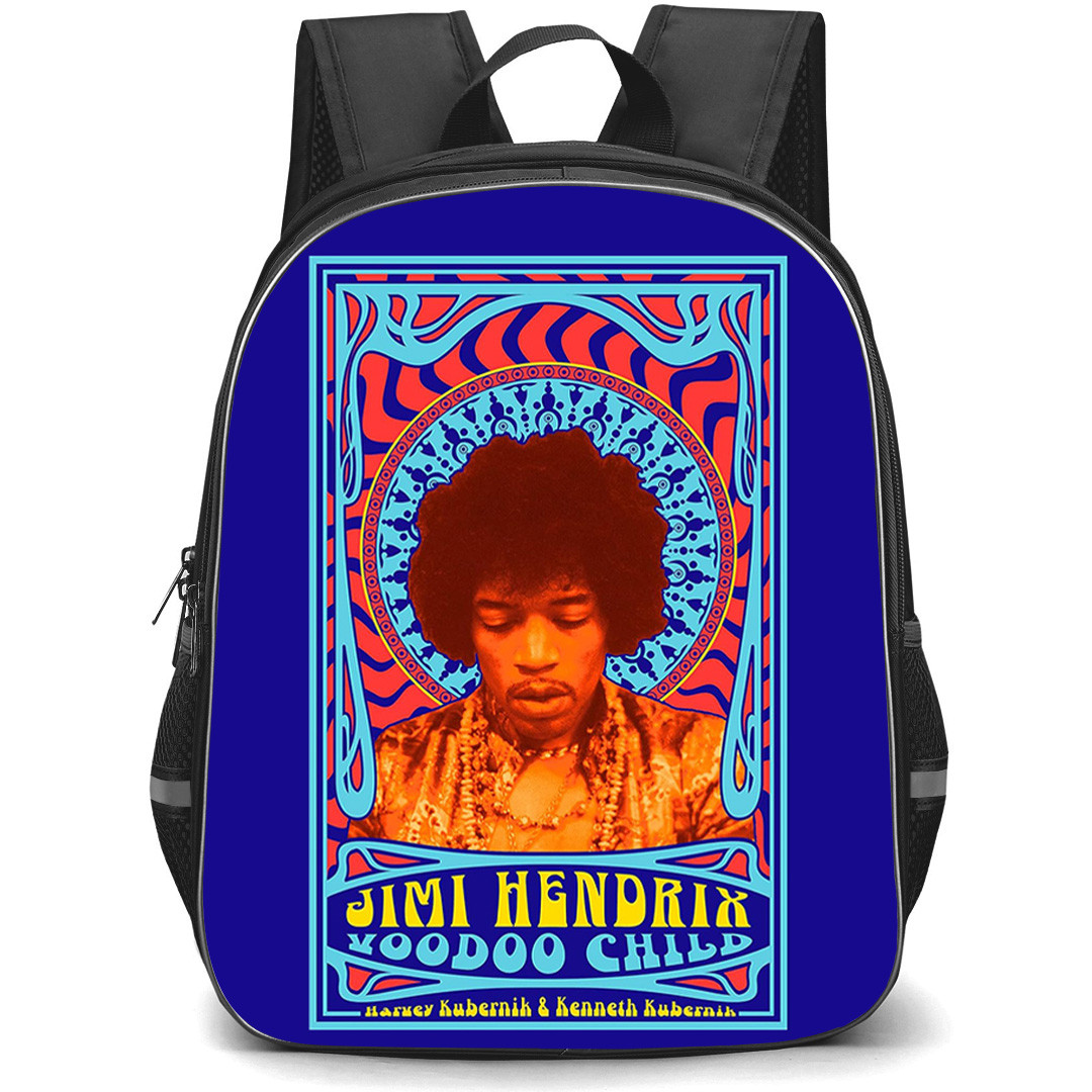 Jim Hendrix Backpack School Bag StudentPack - Jim Hendrix Voodoo Child Poster