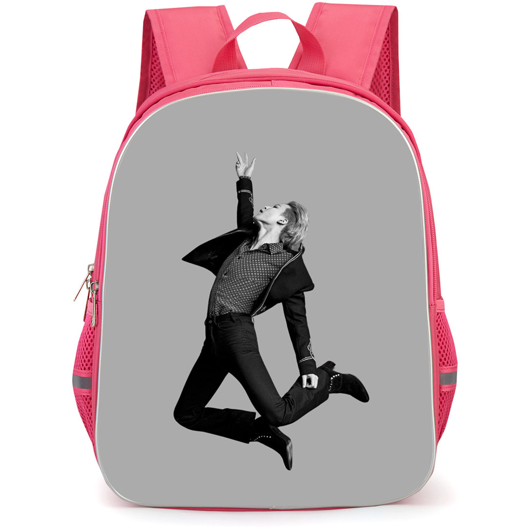 Jimin Backpack StudentPack - Jimin Esquire Photoshoot Grayscale Poster