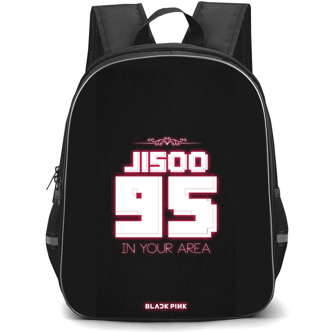 Jisoo Backpack StudentPack - Jisoo BlackPink 95 In Your Area Poster