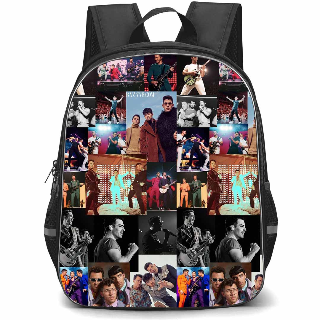 Joe Jonas Backpack StudentPack - Joe Jonas Jonas Brothers Collage Poster