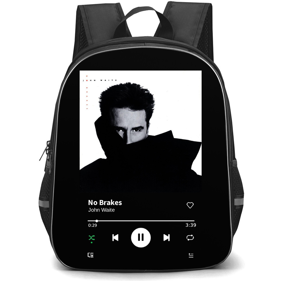 John Waite Backpack School Bag StudentPack - John Waite No Brakes Album Cover