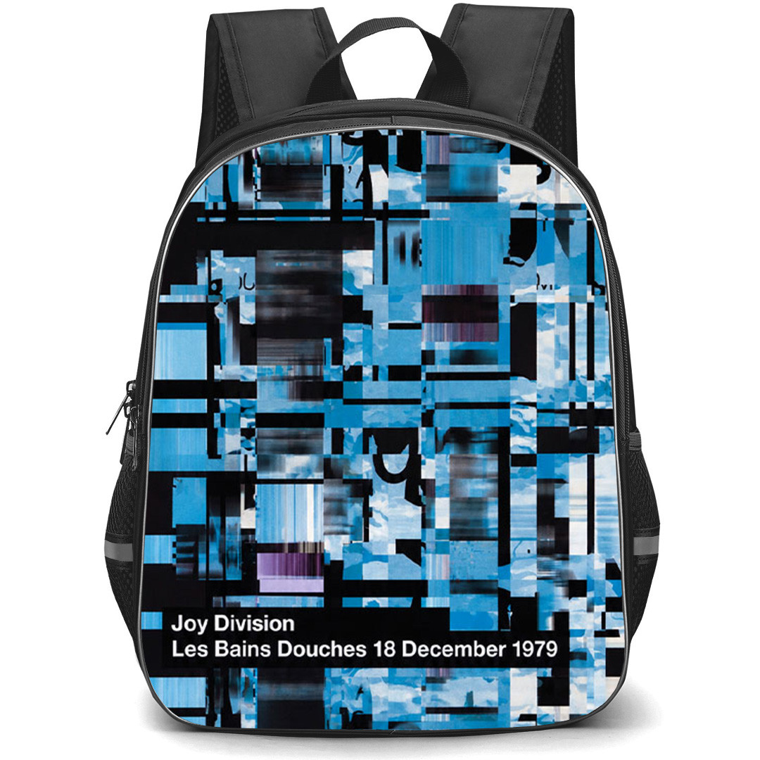 Joy Division Backpack School Bag StudentPack - Joy Division Les Bains Douches Concert Poster
