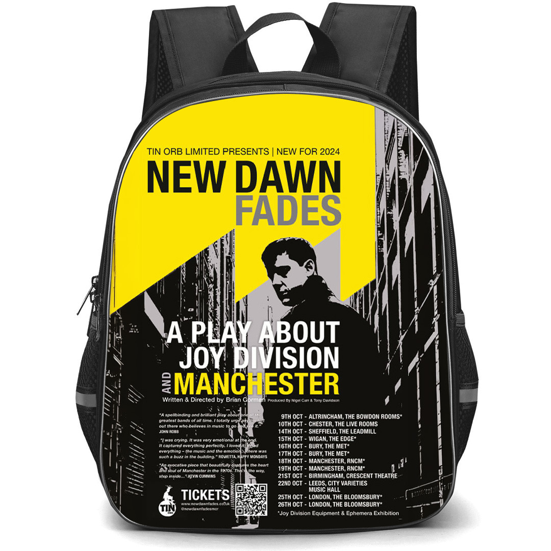 Joy Division Backpack School Bag StudentPack - Joy Division New Dawn Fades Concert Poster