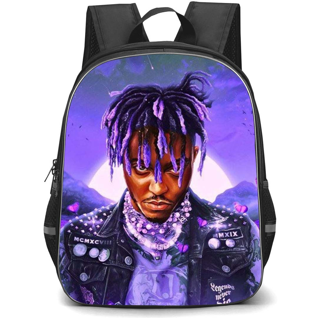 Juice WRLD Backpack StudentPack - Juice WRLD Portrait Illustration Art