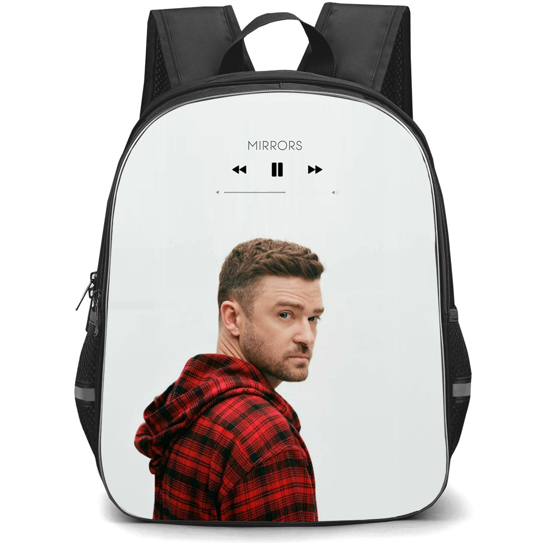 Justin Timberlake Backpack StudentPack - Justin Timberlake Looking Back Portrait Poster