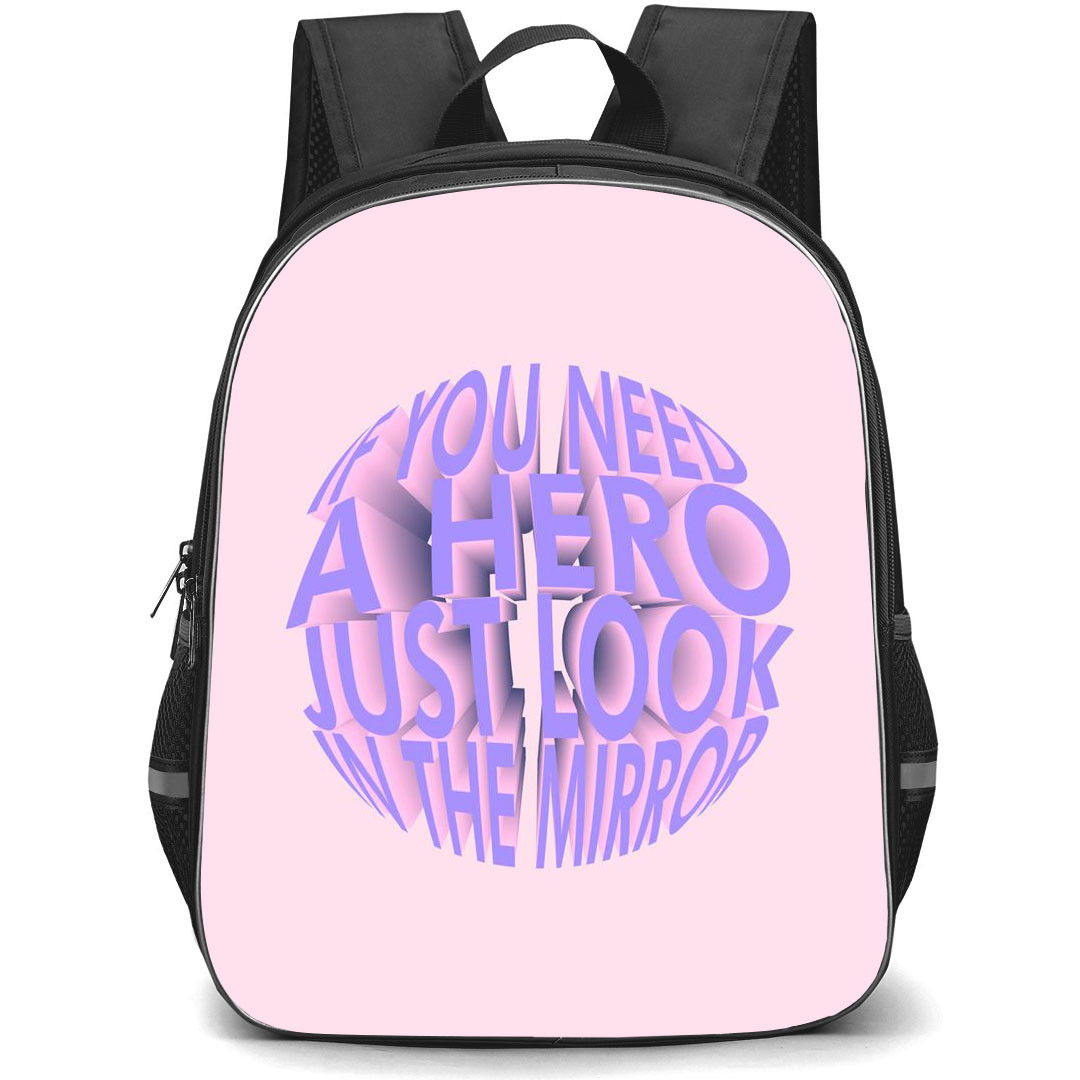 Kali Uchis Backpack StudentPack - Kali Uchis If You Need A Hero Just Look In The Mirror Poster
