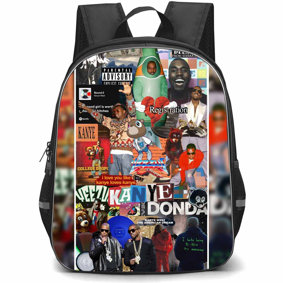 Kanye West Backpack StudentPack - Kanye West Collage Poster