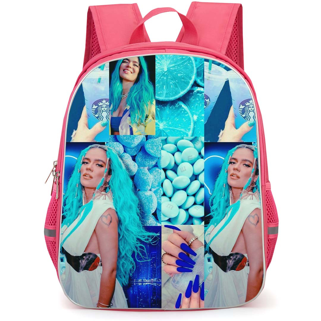 Karol G Backpack StudentPack - Karol G Dont Be Shy Collage Poster