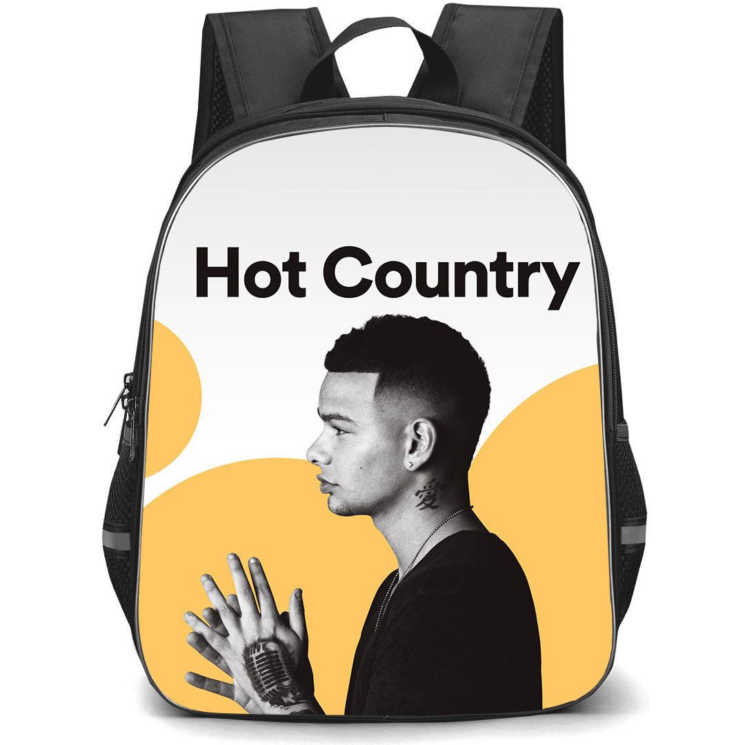 Kane Brown Backpack StudentPack - Kane Brown Hot Country Side Portrait Grayscale Poster