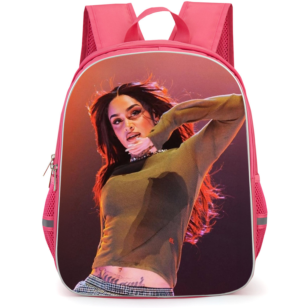 Kehlani Backpack School Bag StudentPack - Kehlani Dancing Pose Black Background