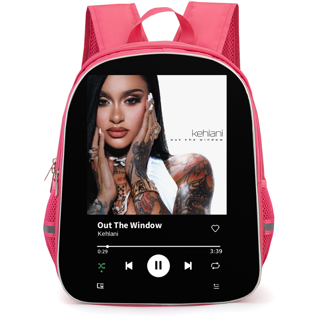Kehlani Backpack School Bag StudentPack - Kehlani Out The Window Album Cover