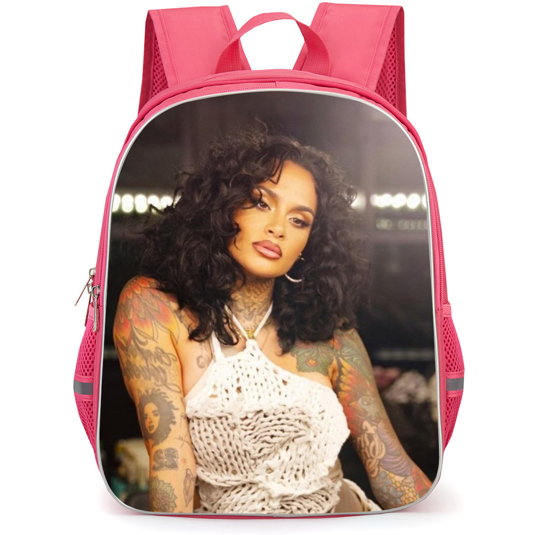Kehlani Backpack School Bag StudentPack - Kehlani Wearing Knitted Top Portrait