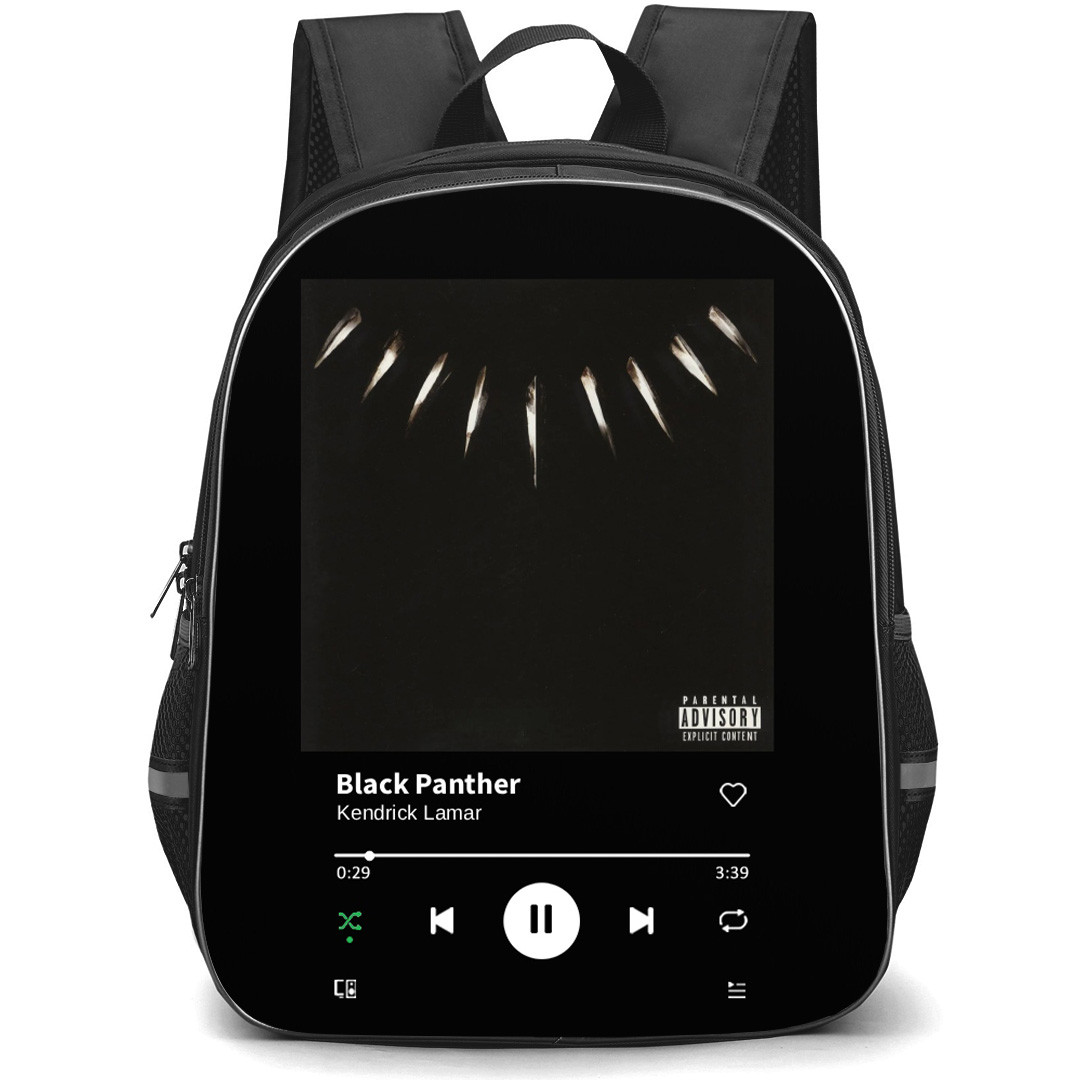 Kendrick Lamar Backpack School Bag StudentPack - Kendrick Lamar Black Panther The Album Album Cover