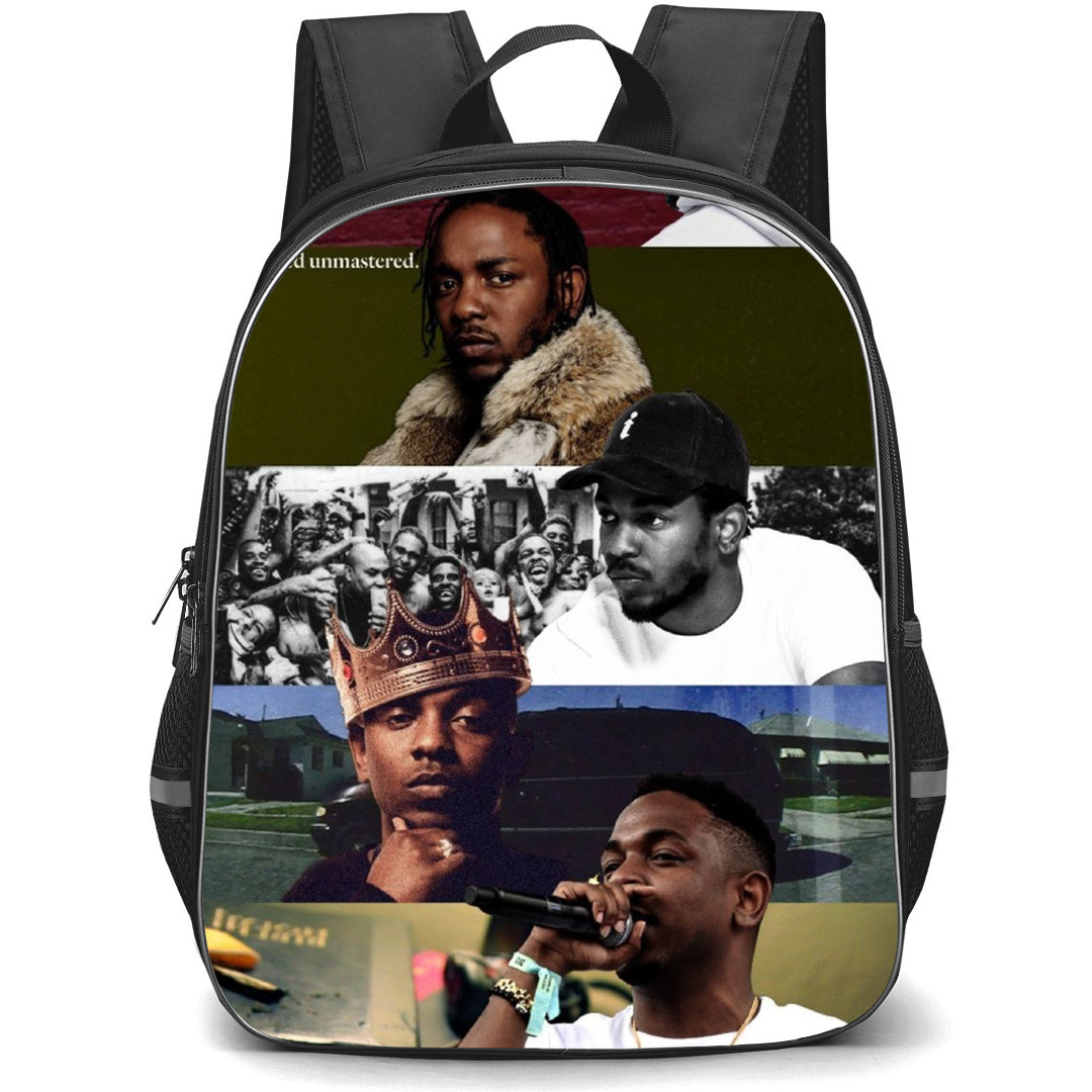 Kendrick Lamar Backpack School Bag StudentPack - Kendrick Lamar Damn Collage