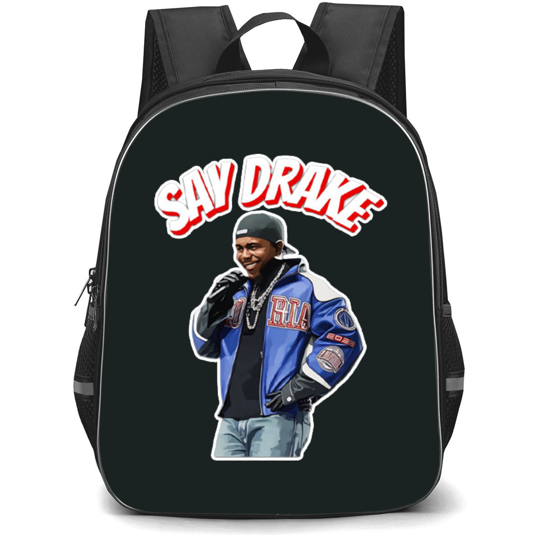 Kendrick Lamar Backpack StudentPack - Kendrick Lamar Say Drake Singing Sticker