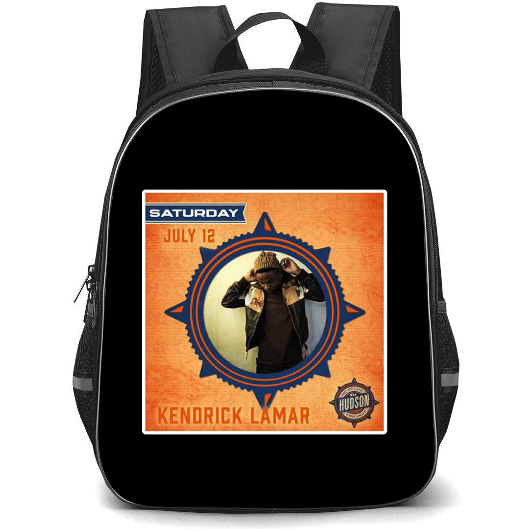 Kendrick Lamar Backpack School Bag StudentPack - Kendrick Lamar Hudson Project Concert Poster