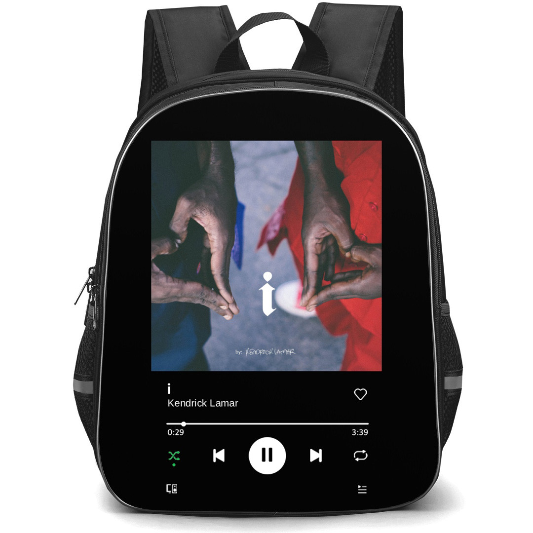 Kendrick Lamar Backpack School Bag StudentPack - Kendrick Lamar I Album Cover