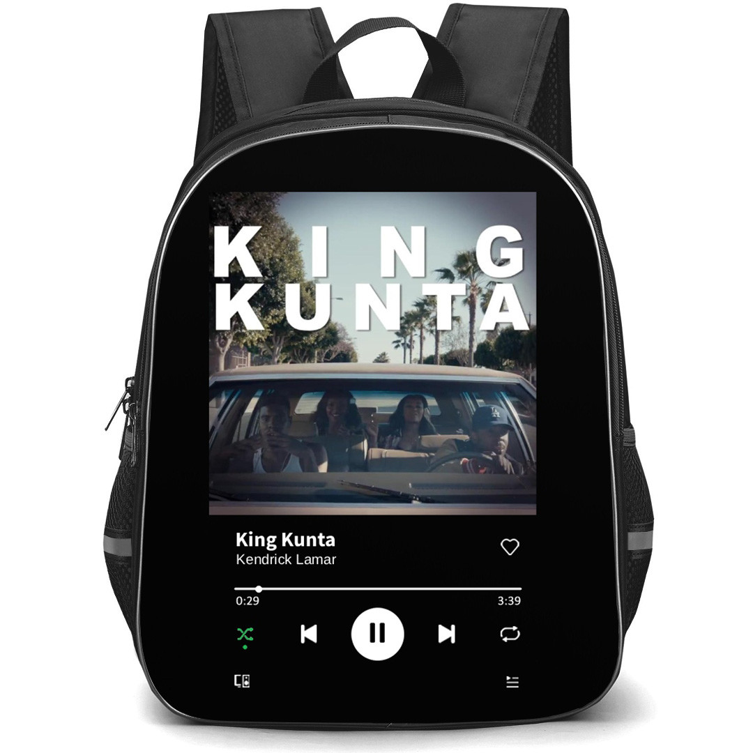 Kendrick Lamar Backpack School Bag StudentPack - Kendrick Lamar King Kunta Cover Art