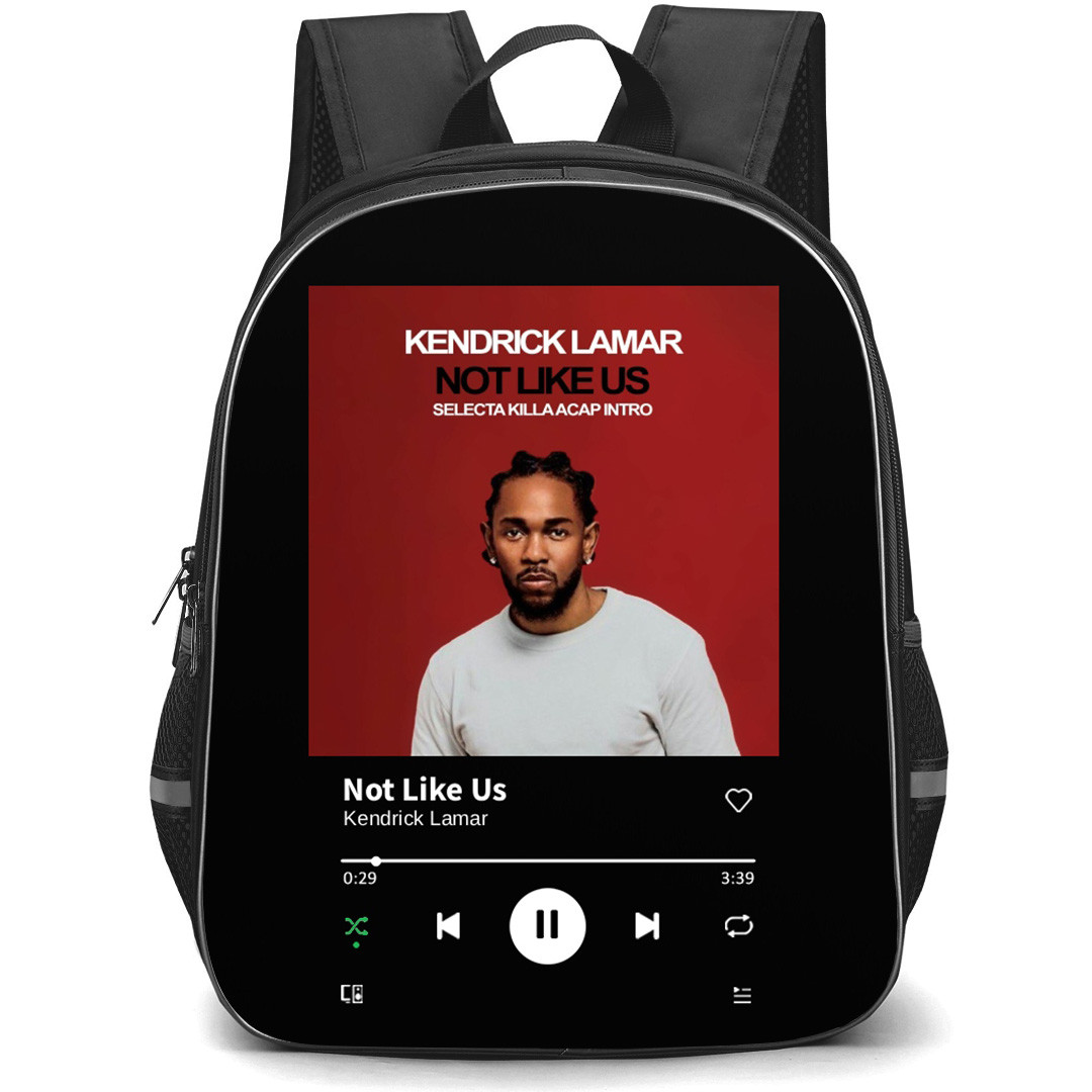 Kendrick Lamar Backpack School Bag StudentPack - Kendrick Lamar Not Like Us Cover Art