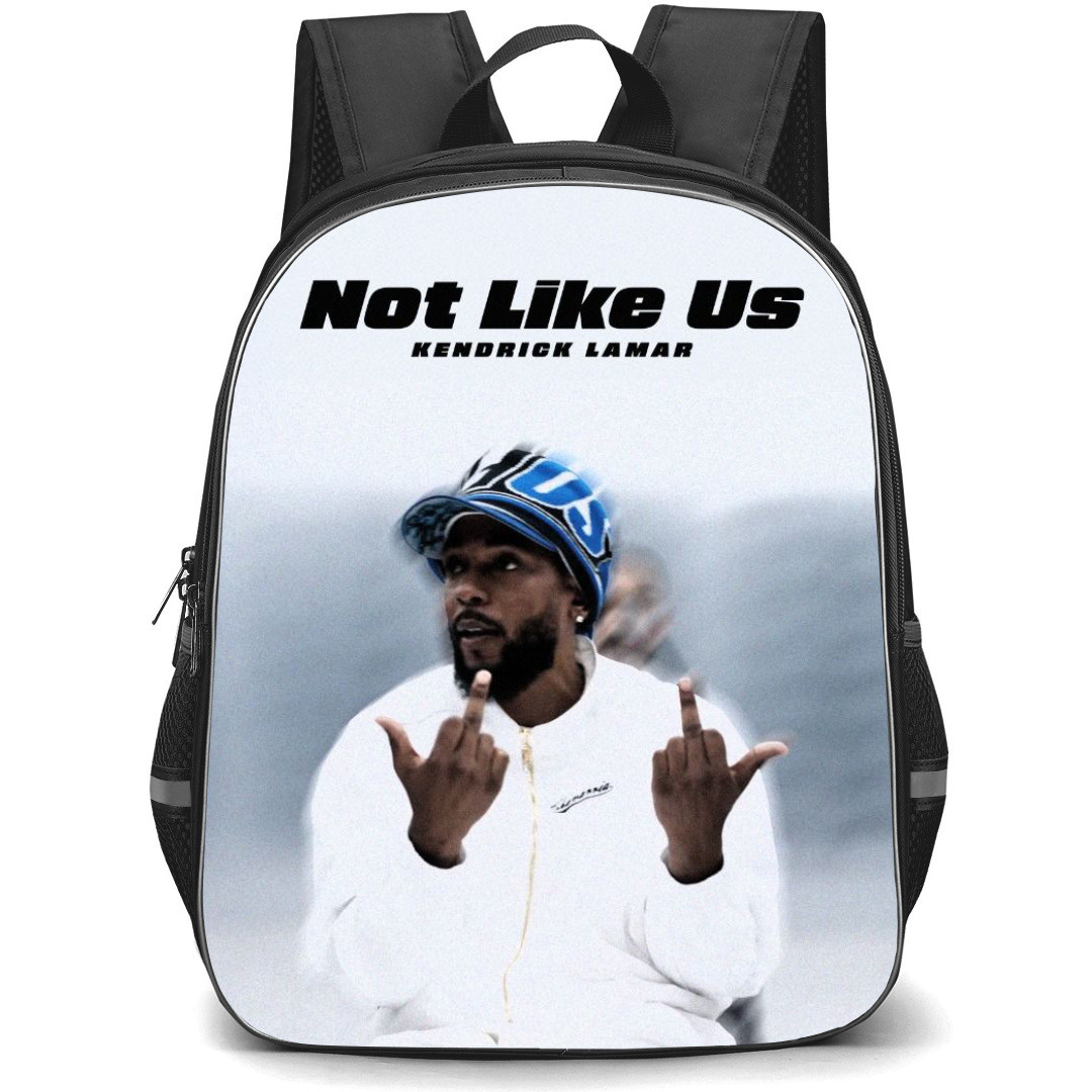 Kendrick Lamar Backpack StudentPack - Kendrick Lamar Not Like US Rap Album Cover Poster