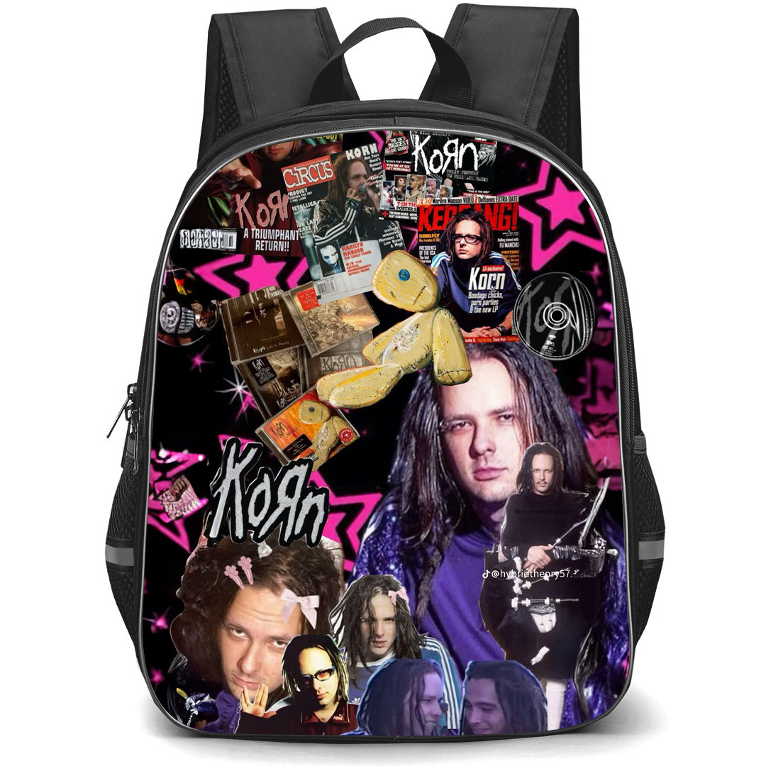 Korn Backpack School Bag StudentPack - Korn Magazine Collage