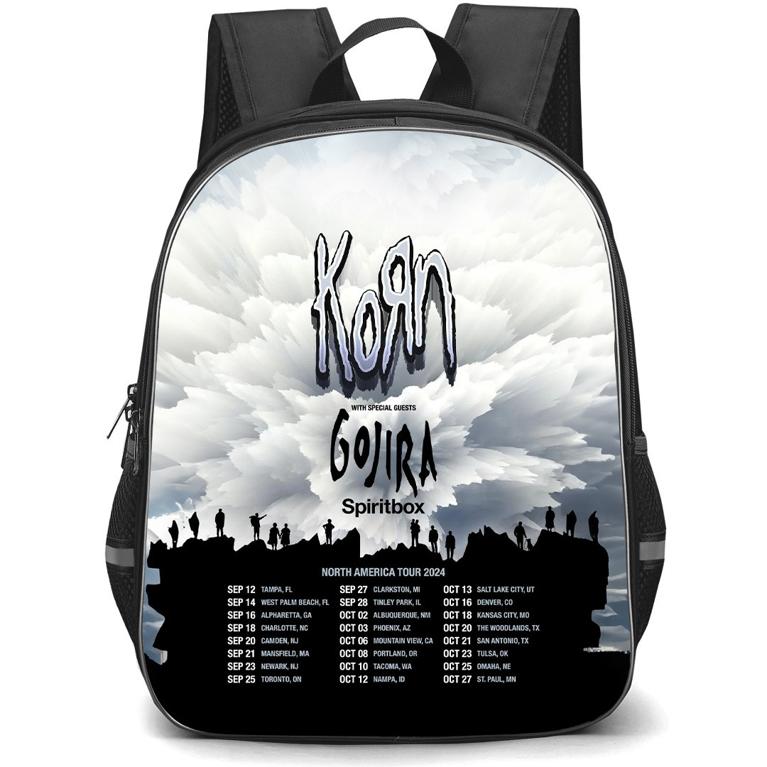 Korn Backpack School Bag StudentPack - Korn North America Tour Poster