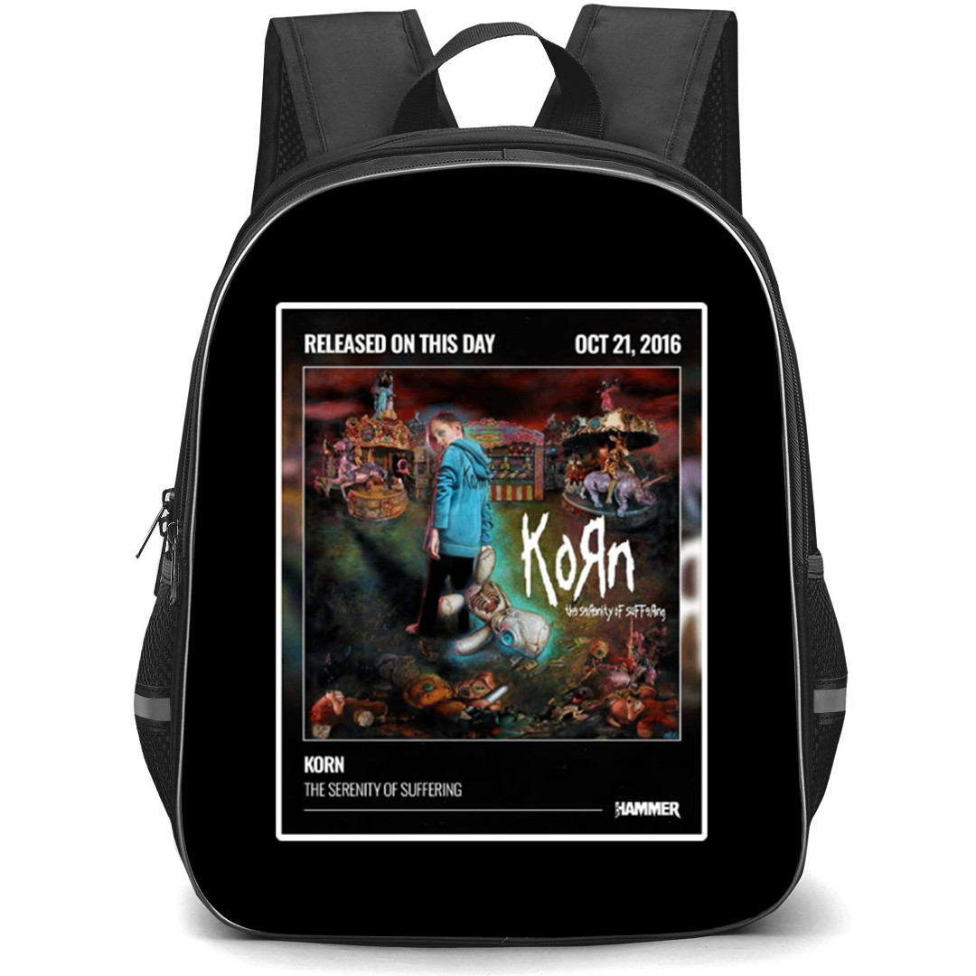 Korn Backpack School Bag StudentPack - Korn Serenity Of Suffering World Tour Poster