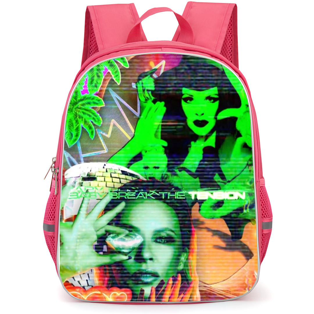 Kylie Minogue Backpack School Bag StudentPack - Kylie Minogue Break The Tension Collage