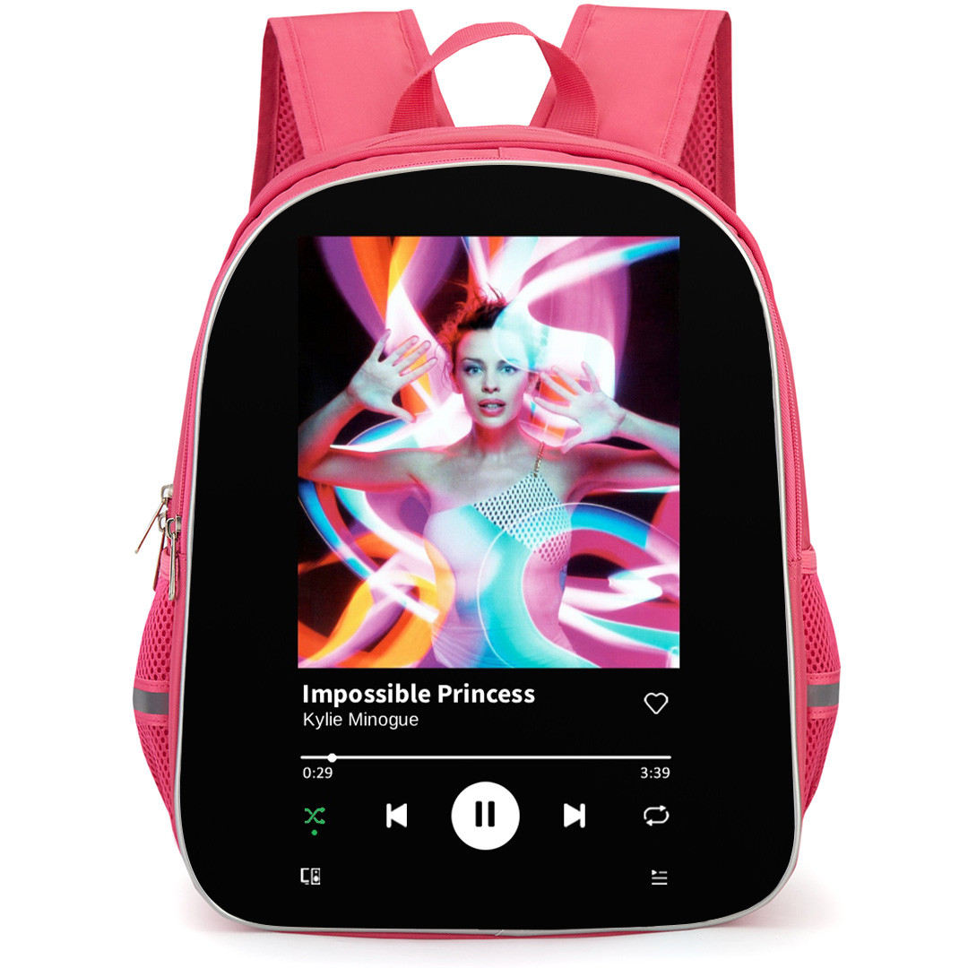 Kylie Minogue Backpack School Bag StudentPack - Kylie Minogue Impossible Princess Album Art