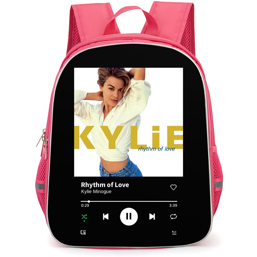 Kylie Minogue Backpack School Bag StudentPack - Kylie Minogue Rhythm Of Love Album Cover