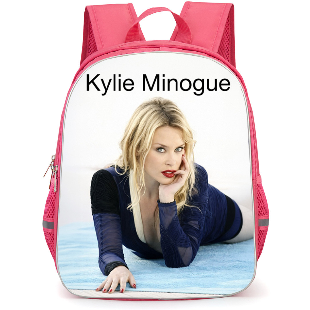Kylie Minogue Backpack School Bag StudentPack - Kylie Minogue Word Art Lying Down Pose