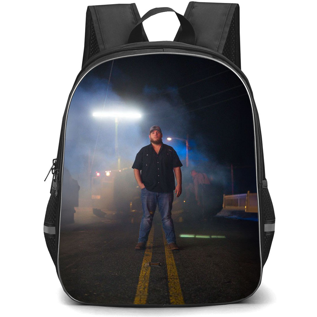 Luke Combs Backpack StudentPack - Luke Combs Standing Middle of The Road Poster