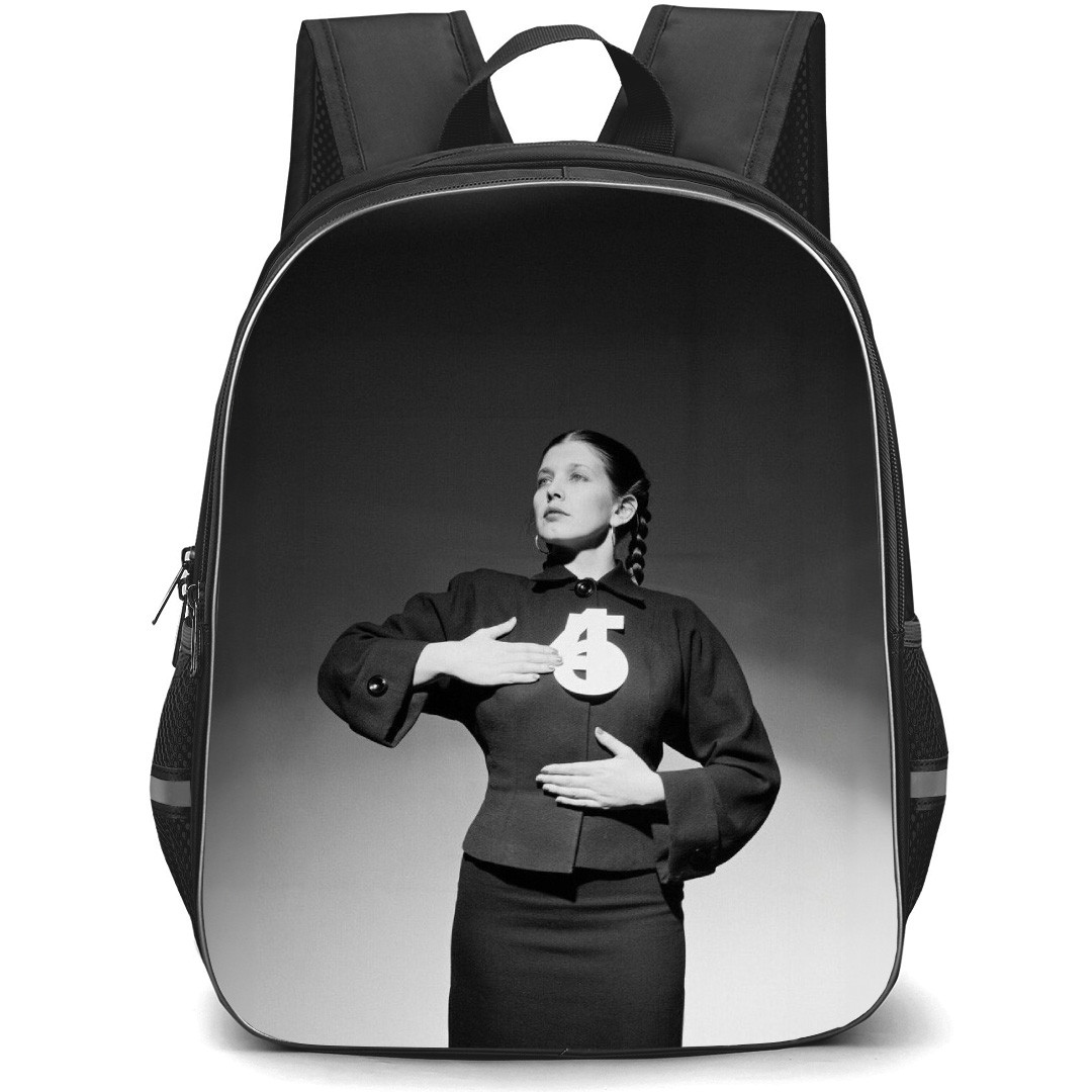 Lene Lovich Backpack School Bag StudentPack - Lene Lovich Lucky Number Single Sleeve Album Cover