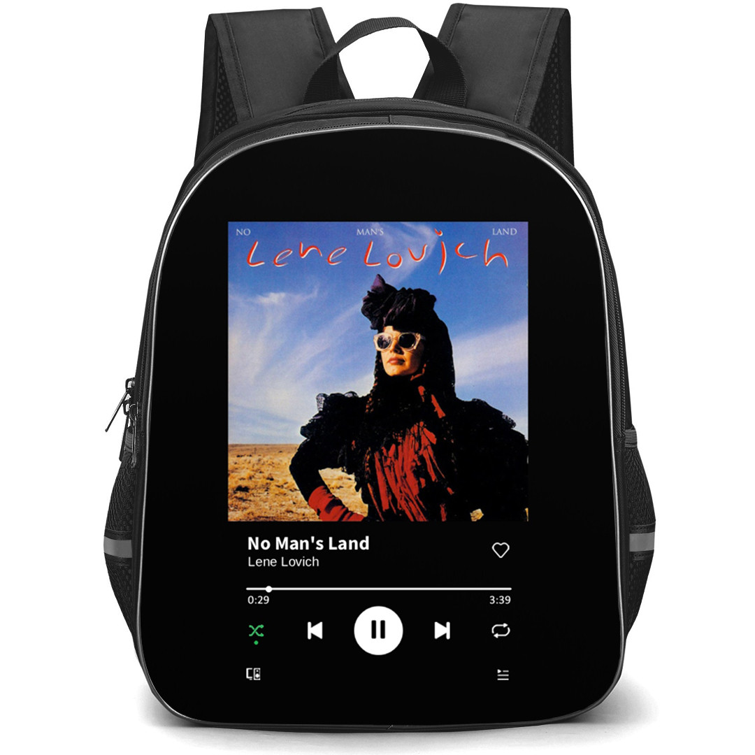 Lene Lovich Backpack School Bag StudentPack - Lene Lovich No Man's Land Album Cover