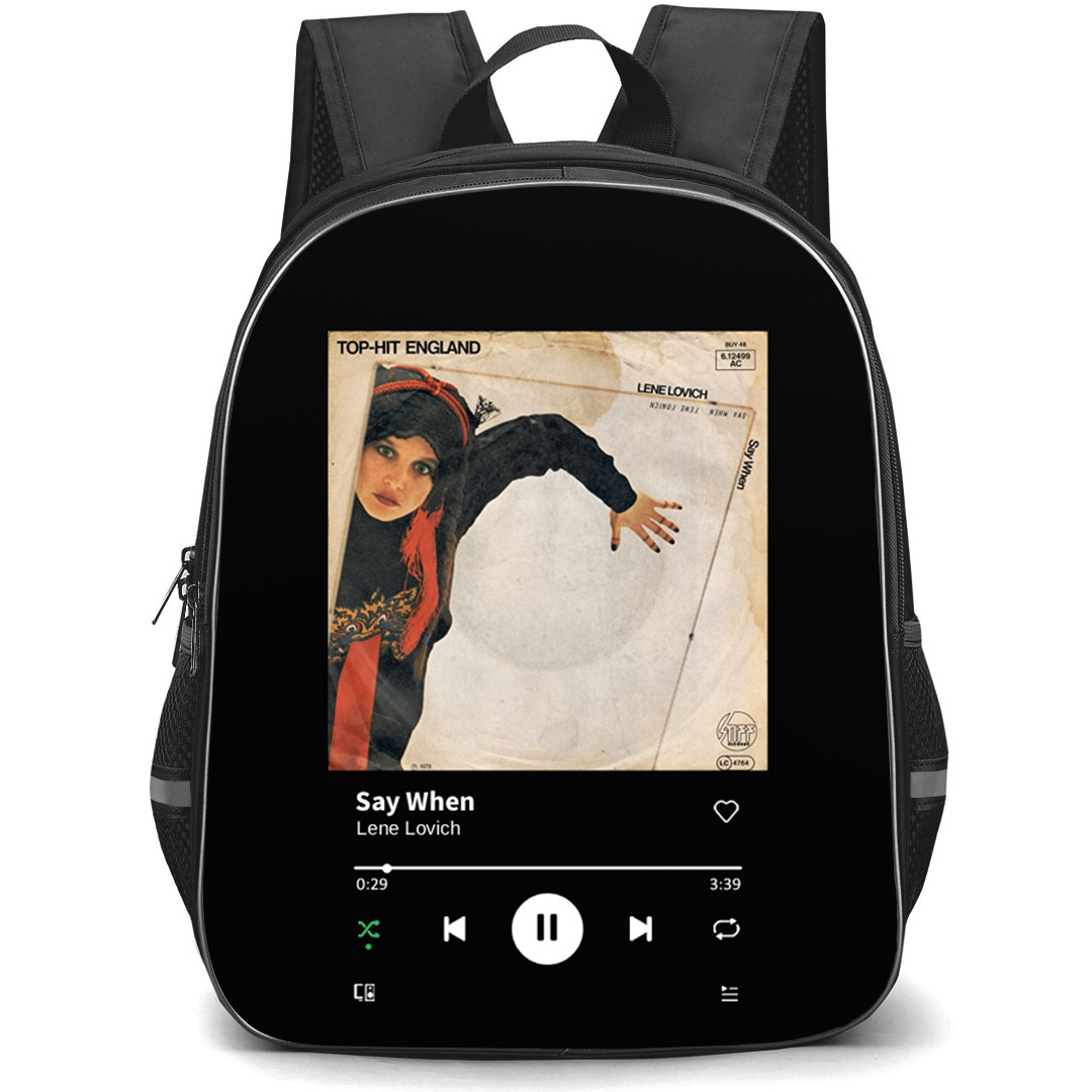Lene Lovich Backpack School Bag StudentPack - Lene Lovich Say When Album Cover