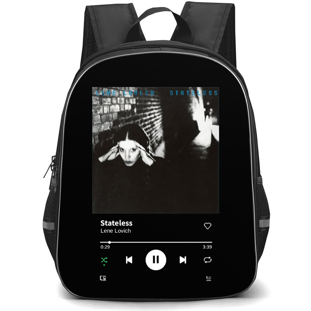 Lene Lovich Backpack School Bag StudentPack - Lene Lovich Stateless Album Cover